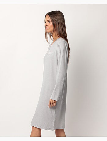 RESTEZ À LA MAISON Le sommeil des femmes est mon super pouvoir Chemise de nuit à manches longues