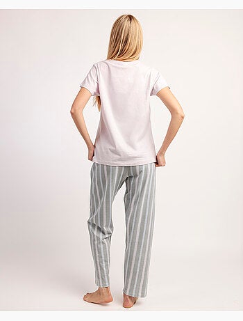 RESTEZ À LA MAISON Magnifique pyjama à manches courtes pour femmes
