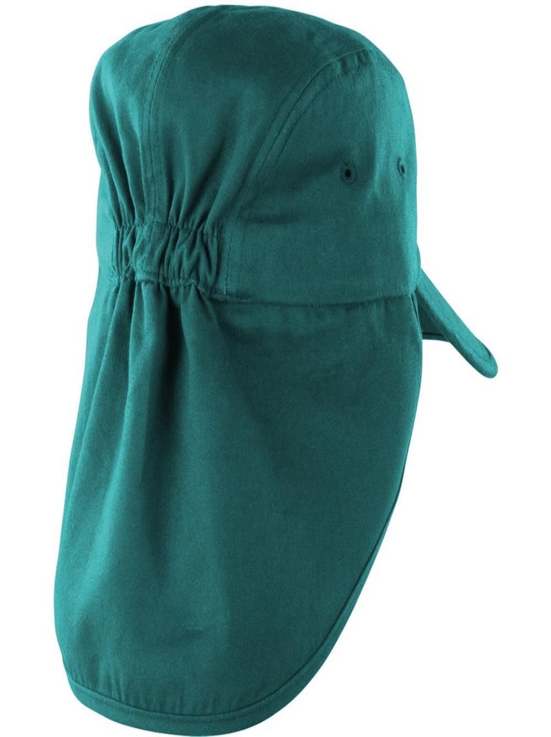 Result - Casquette légionnaire pliable unisexe Vert bouteille - Kiabi