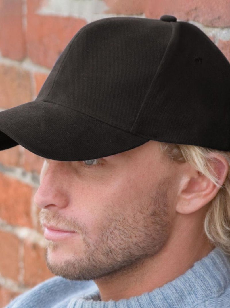 Result - Casquette style pro 100% coton unisexe Noir - Kiabi