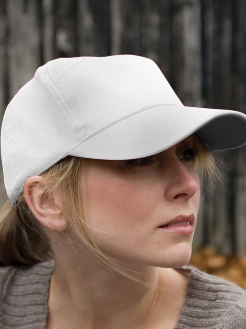Result - Casquette unie à sept panneaux - Mixte Blanc - Kiabi