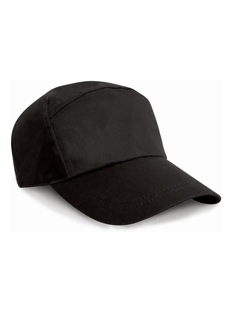 Result - Casquette unie à sept panneaux - Mixte Noir - Kiabi