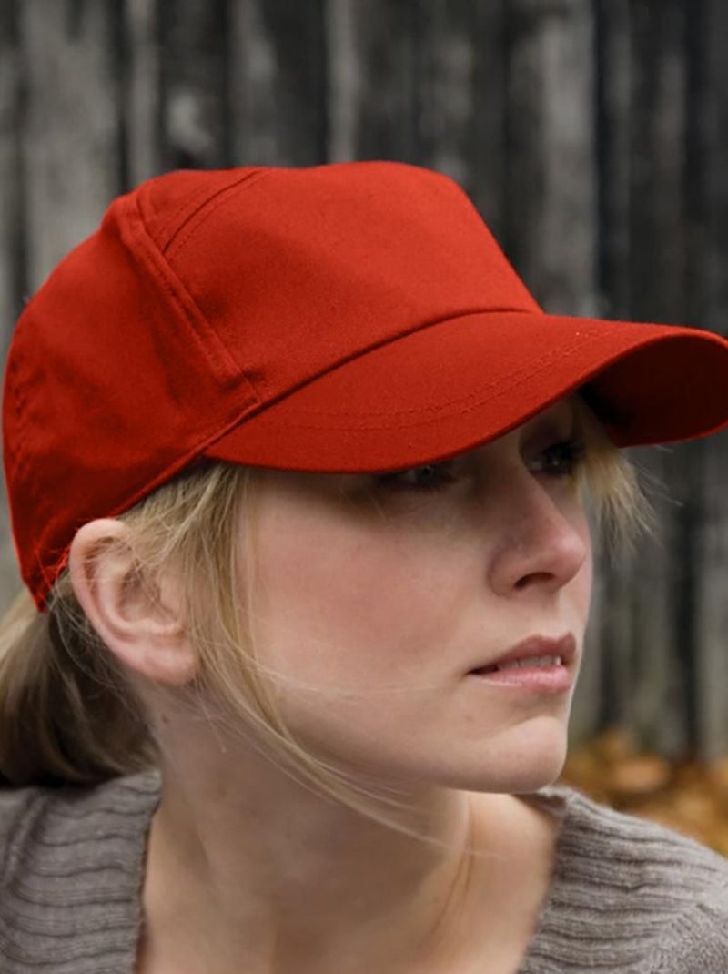 Result - Casquette unie à sept panneaux - Mixte Rouge - Kiabi
