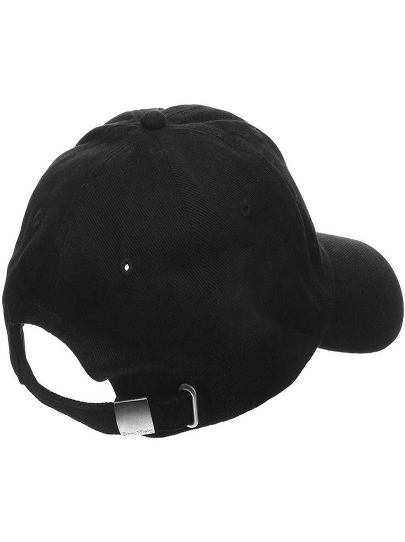 Result - Casquette unie profil bas unisexe Noir - Kiabi