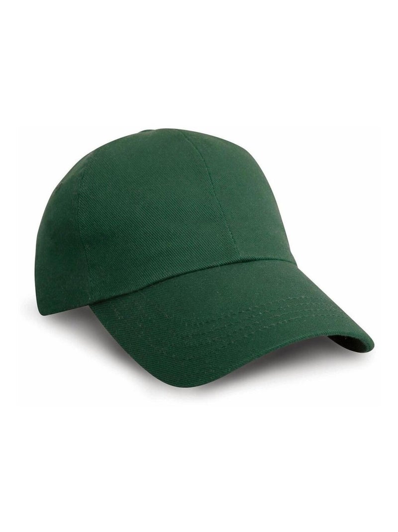Result - Casquette unie profil bas unisexe Vert forêt - Kiabi