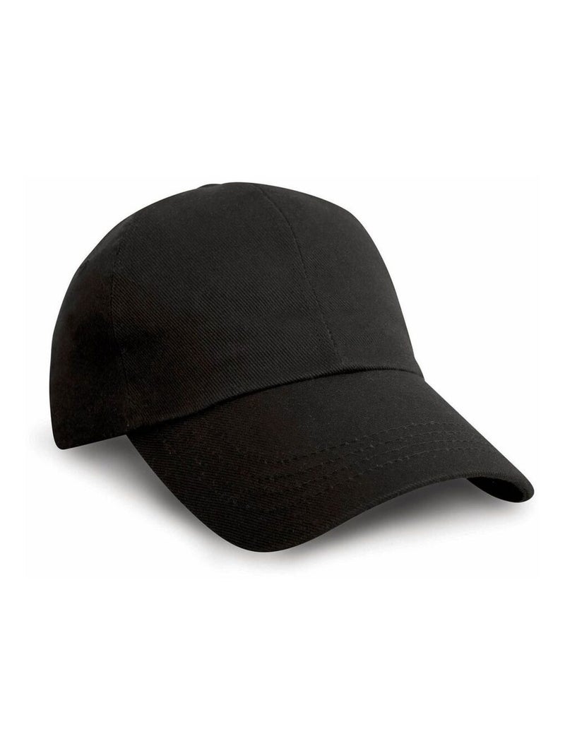 Result - Casquette unie style pro unisexe Noir - Kiabi
