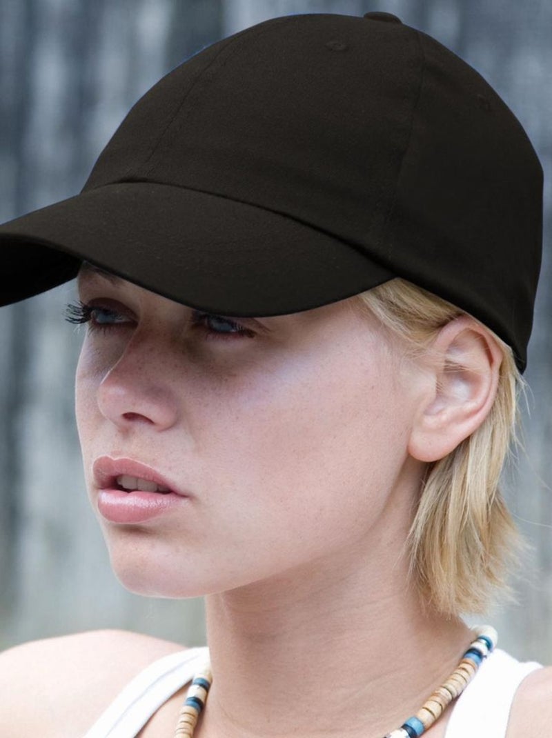 Result - Casquette unie style pro unisexe Noir - Kiabi