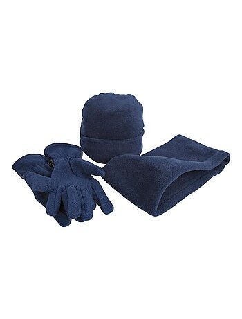 Result - Ensemble bonnet, gants et tour de cou polaires