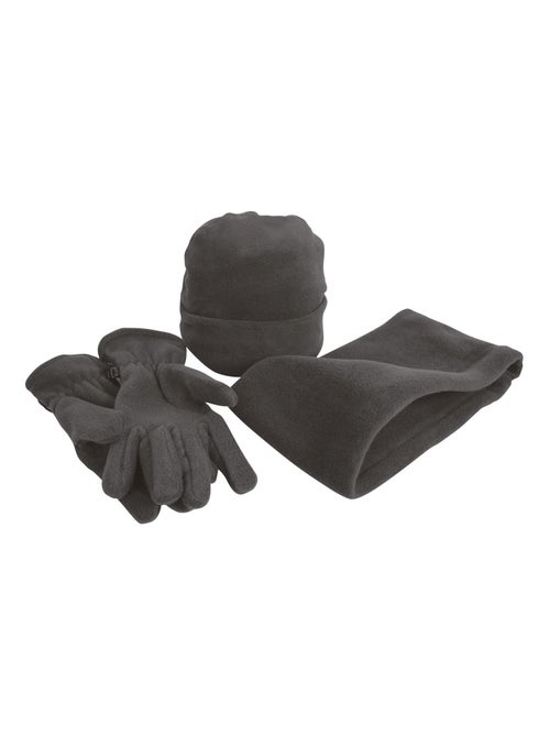 Result - Ensemble bonnet, gants et tour de cou polaires - Kiabi