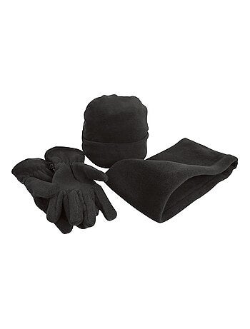 Result - Ensemble bonnet, gants et tour de cou polaires