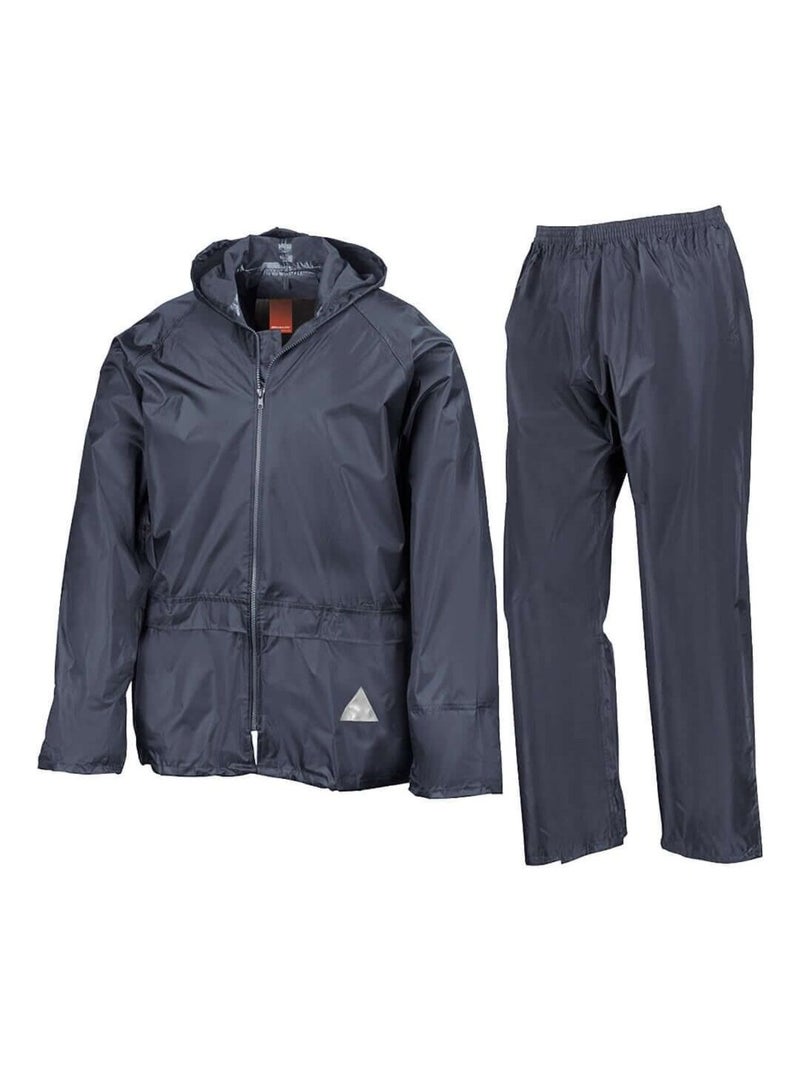 Result - Ensemble veste et pantalon imperméables Bleu marine - Kiabi