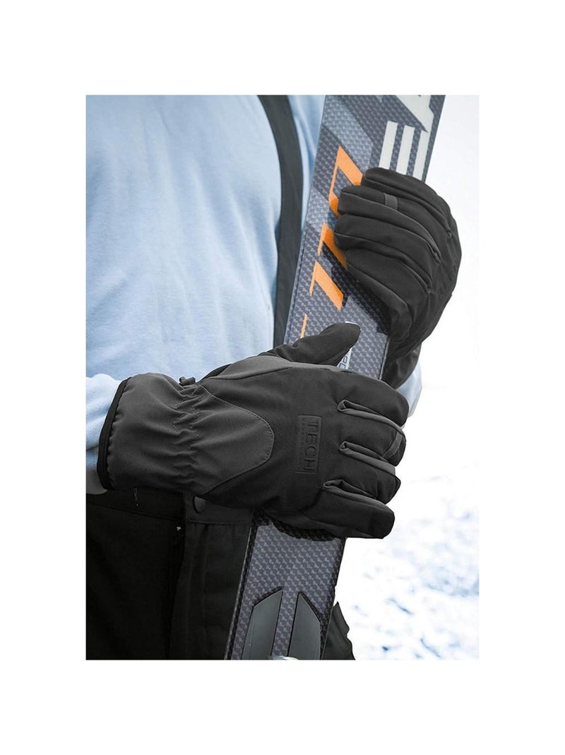 Result - Gants de sport hydrofuges et coupe-vent Noir - Kiabi