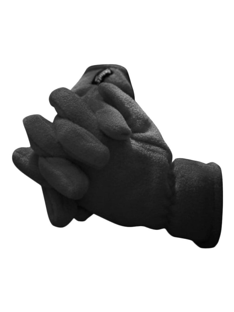 Result - Gants polaires thermiques anti-boulochage unisexe Noir - Kiabi