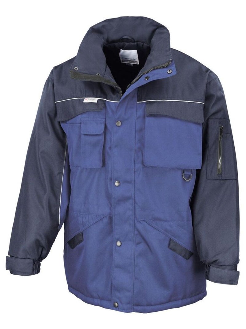 Result - Manteau de travail robuste hydrofuge coLà-Haute-vent Bleu roi - Kiabi