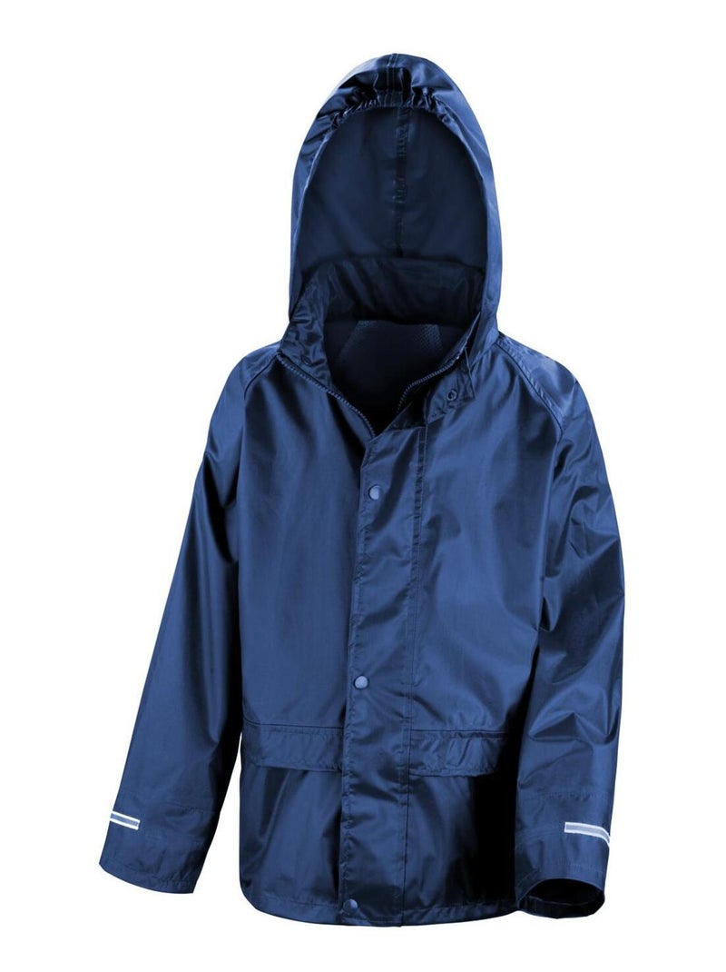 Result - Veste de pluie imperméable unisexe Bleu marine - Kiabi