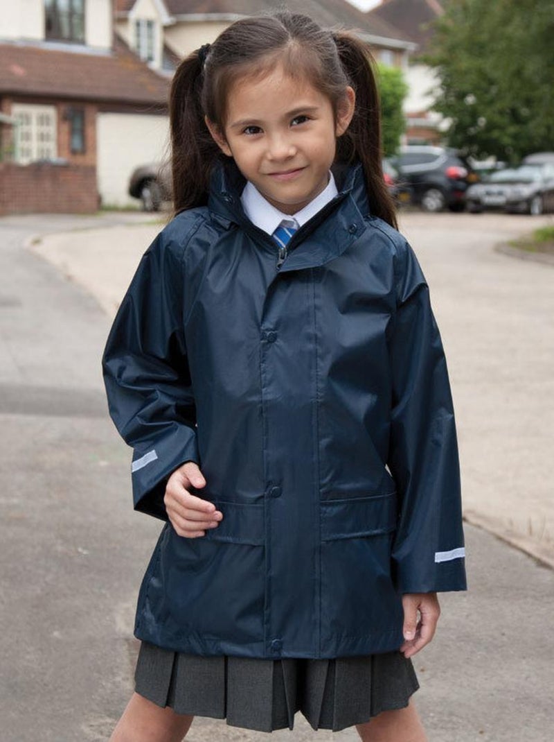 Result - Veste de pluie imperméable unisexe Bleu marine - Kiabi