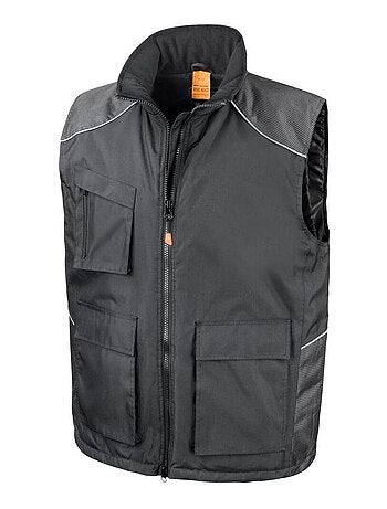 Result - Veste de travail sans manches unisexe
