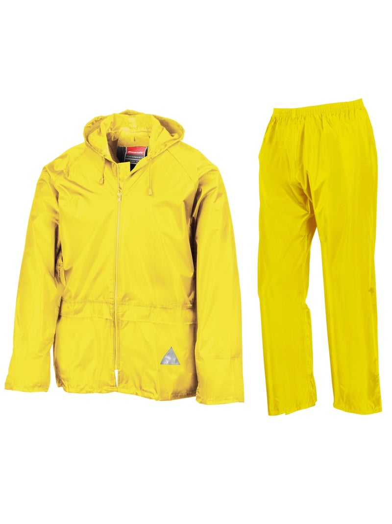 Result - Veste et pantalon de pluie Jaune fluo/Solinotes - Kiabi
