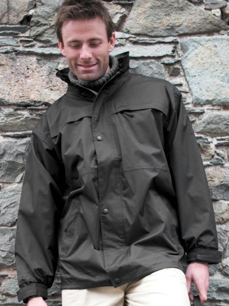 Result - Veste imperméable coupe-vent Noir Gris - Kiabi