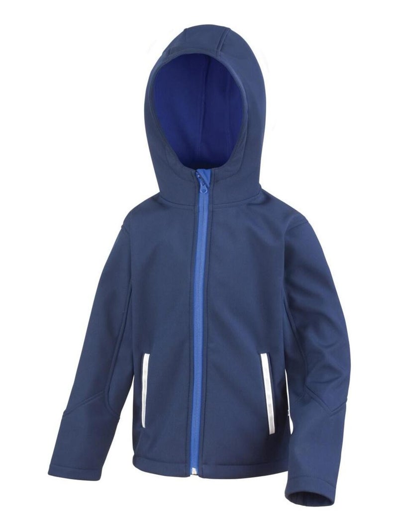 Result - Veste légère à capuche Unisexe Bleu Bleu - Kiabi