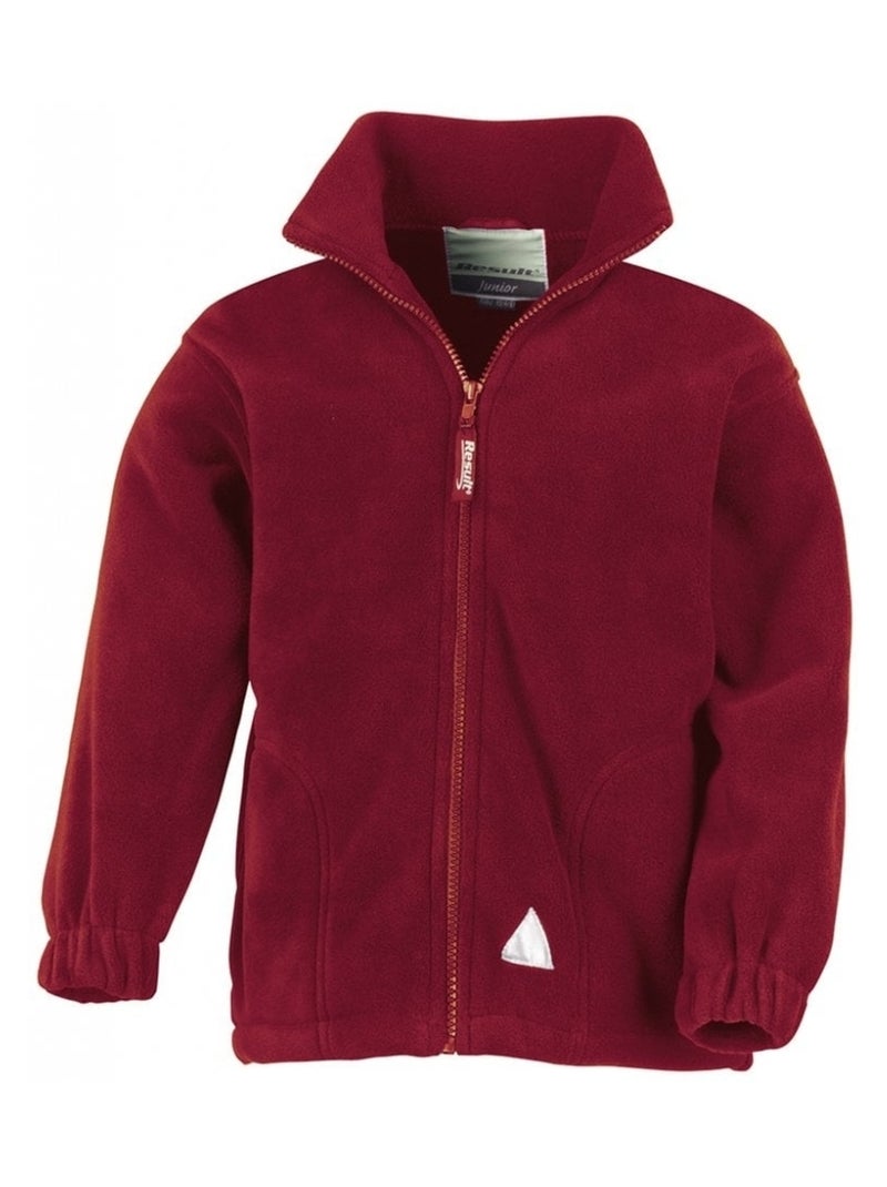 Result - Veste polaire Bordeaux - Kiabi