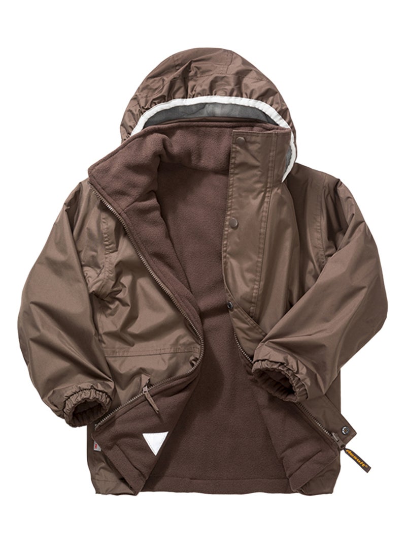 Result Veste polaire Marron Enfant Kiabi
