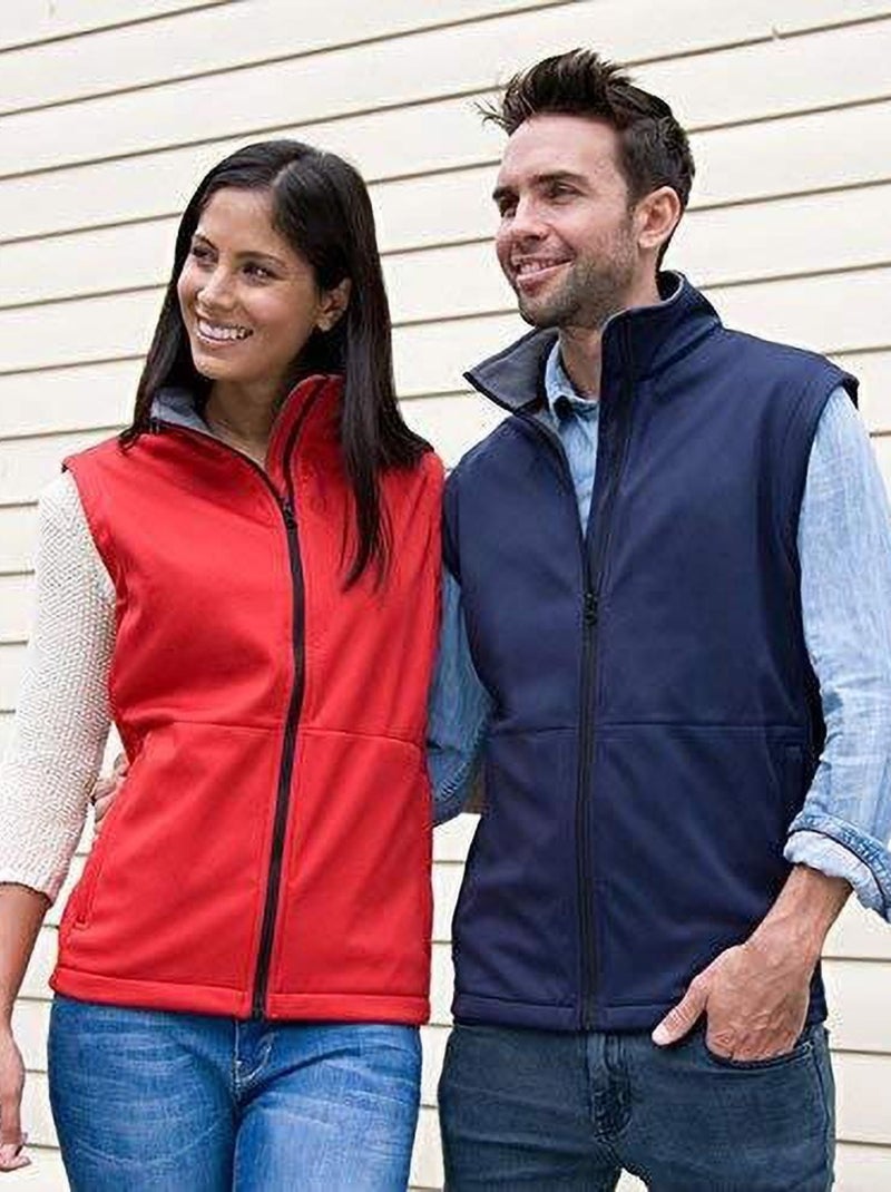 Result - Veste sans manches en Softshell Bleu marine - Kiabi