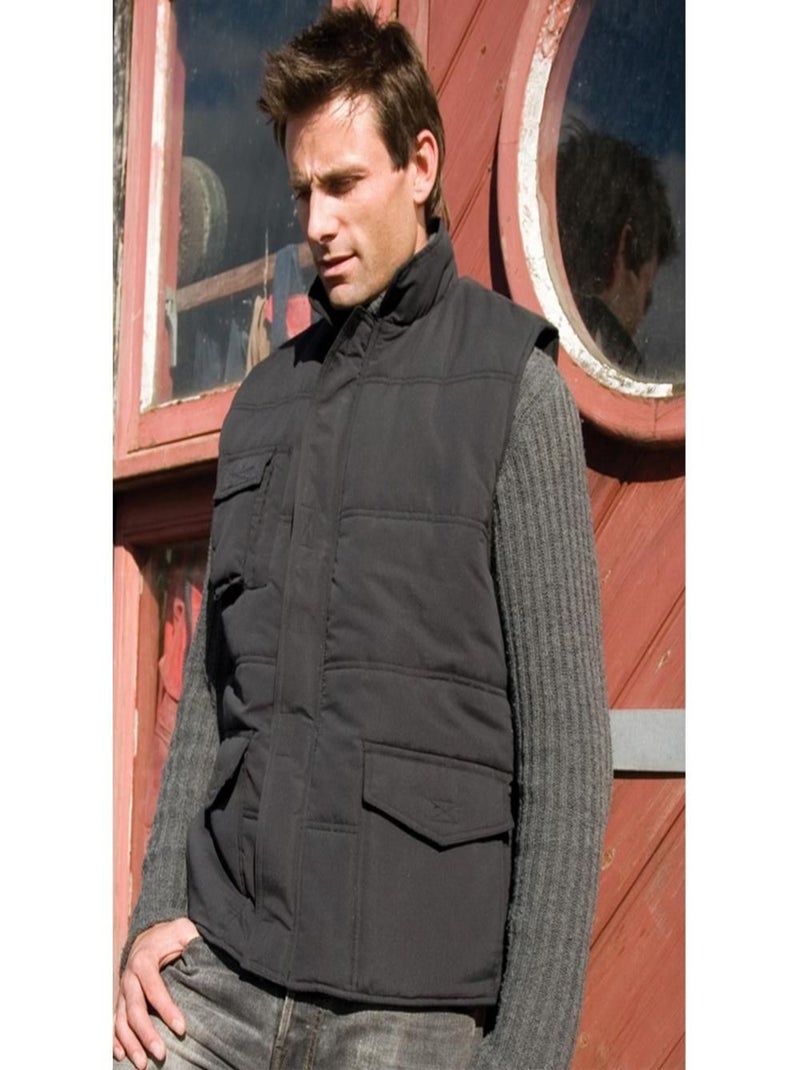 Result - Veste sans manches rembourrée coupe-vent Noir - Kiabi