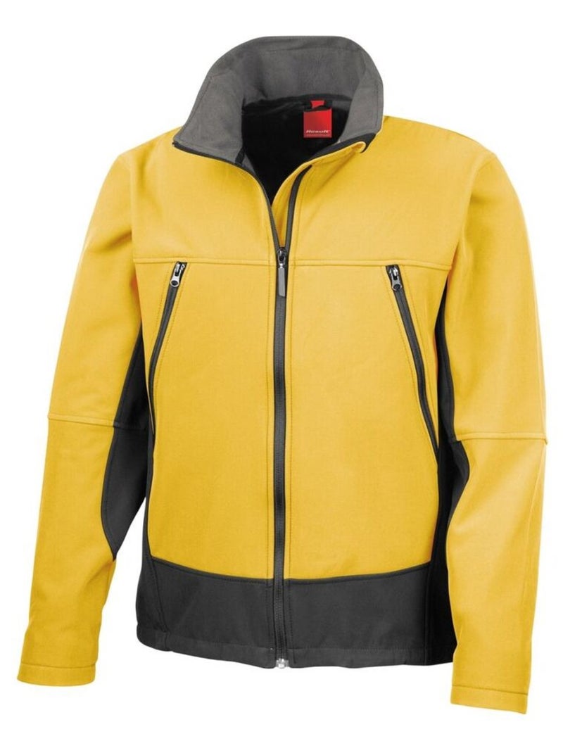 Result - Veste softshell ACTIVITY Jaune pâle - Kiabi