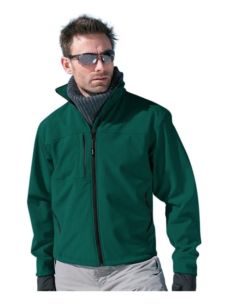 Result - Veste softshell imperméable, coupe-vent et respirante Vert bouteille - Kiabi