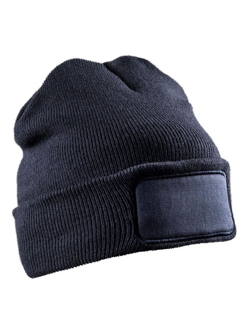 Result Bonnet d'hiver imprimé Thinsulate unisexe adulte Bleu marine - Kiabi