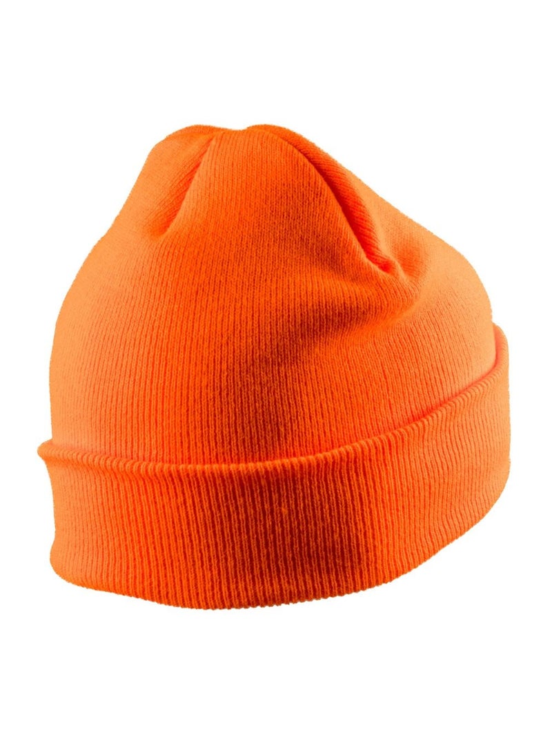 Result Bonnet d'hiver imprimé Thinsulate unisexe adulte Noir/Orange fluo - Kiabi