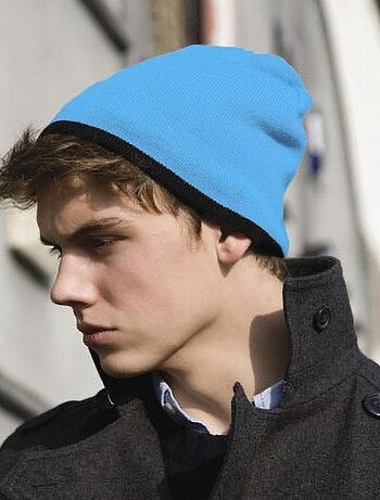 Result Bonnet d'hiver unisexe réversible Fashion Fit