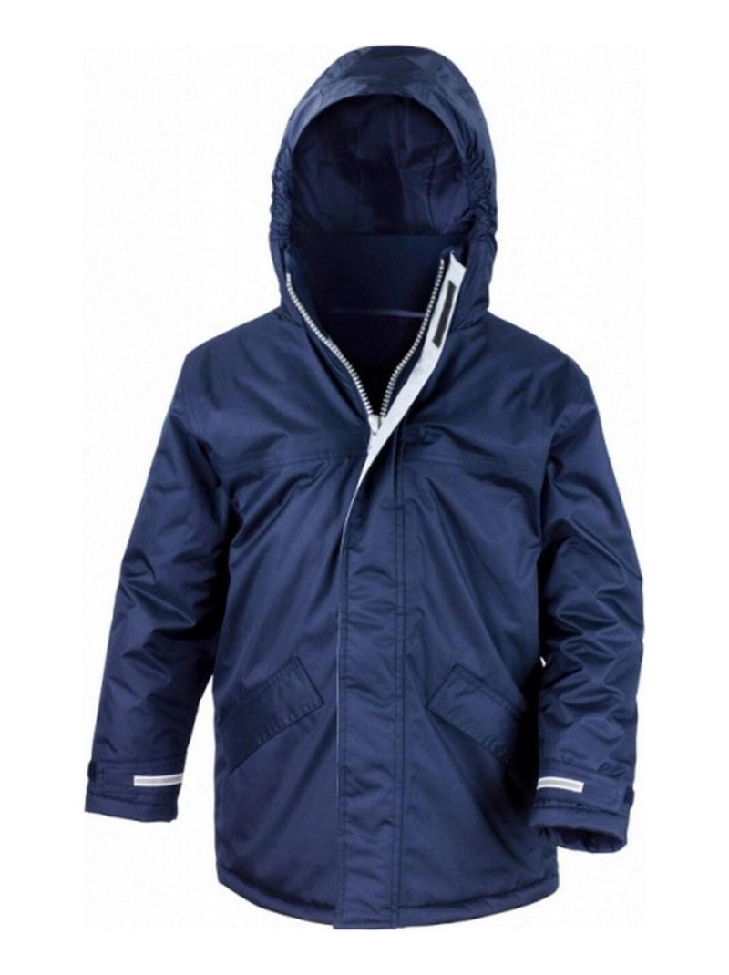 Result Core - Parka imperméable unisexe Bleu marine - Kiabi