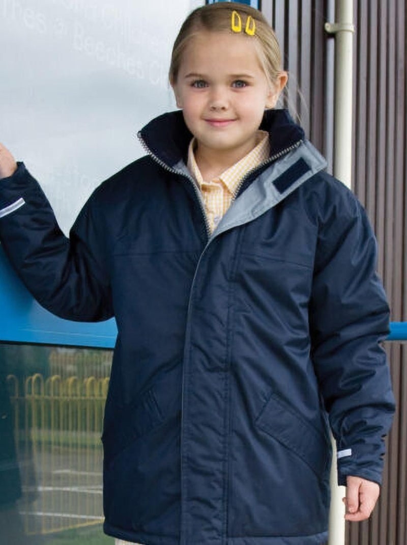 Result Core - Parka imperméable unisexe Bleu marine - Kiabi