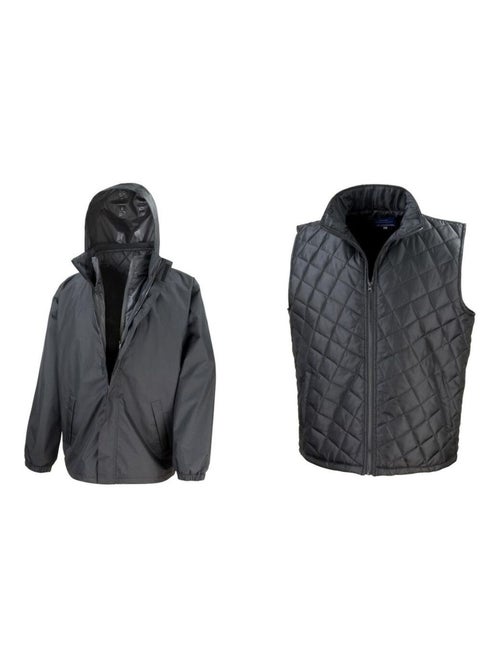 Result Core - Veste 3 en 1 avec gilet matelassé - Kiabi Result Core - Veste 3 en 1 avec gilet matelassé - Kiabi