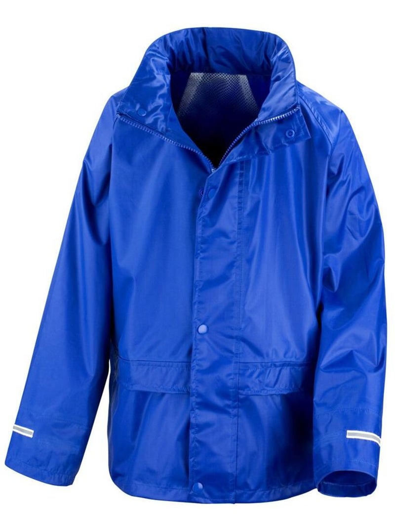 Result Core - Veste et pantalon de pluie unisexe Bleu roi - Kiabi