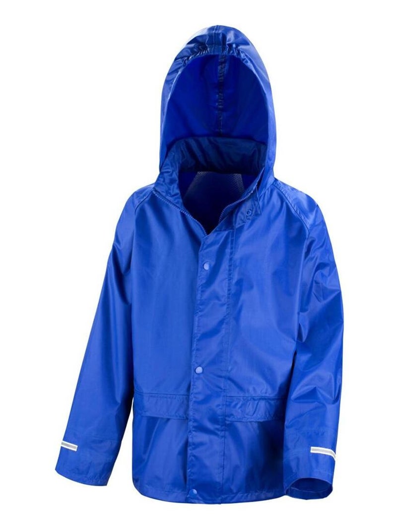 Result Core - Veste et pantalon de pluie unisexe Bleu roi - Kiabi