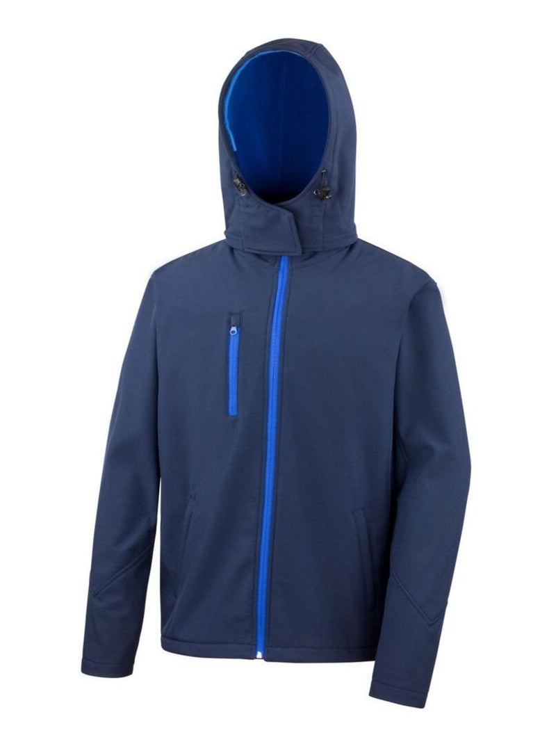 Result Core LÇae - Veste softshell à capuche Bleu Bleu - Kiabi