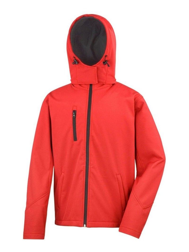 Result Core LÇae - Veste softshell à capuche Rouge cerise - Kiabi