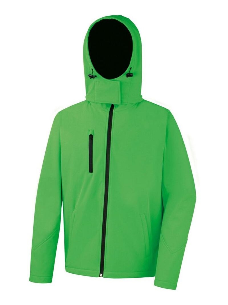 Result Core LÇae - Veste softshell à capuche Vert - Kiabi