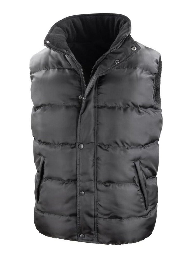 Result Core Nova Lux - Veste sans manches rembourrée hydrofuge et coLà-Haute-vent Noir - Kiabi