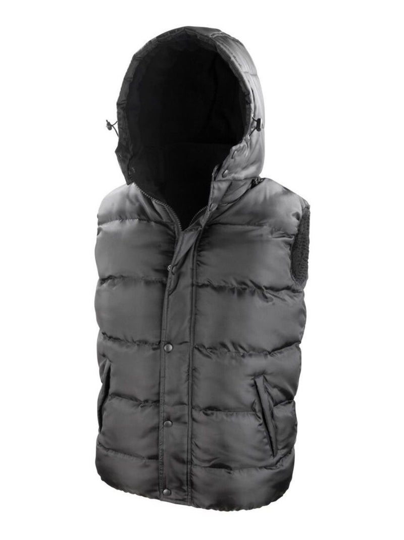 Result Core Nova Lux - Veste sans manches rembourrée hydrofuge et coupe-vent Noir - Kiabi