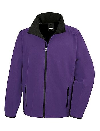 Result Core Veste Soft Shell imprimable pour hommes