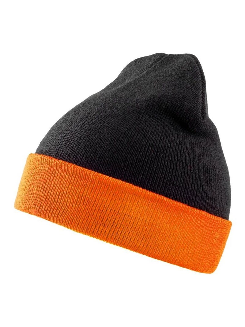 Result Genuine Recycled - Bonnet Noir Orange - Kiabi