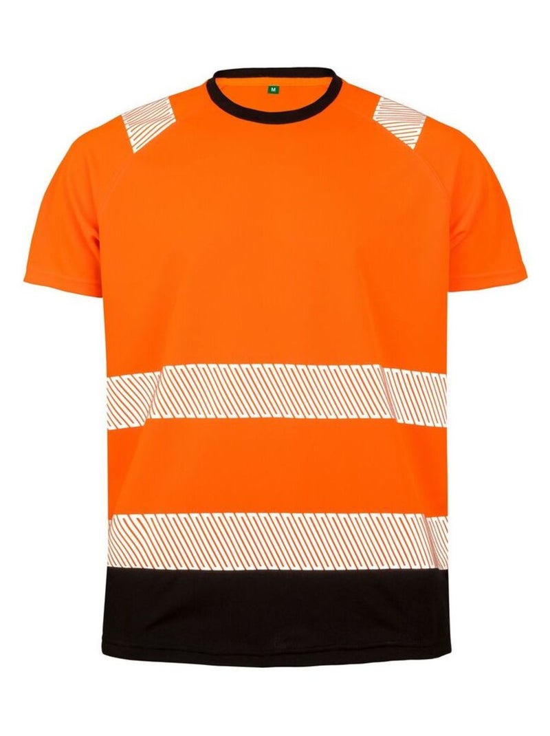 Result Genuine Recycled - T-Shirt de sécurÇaé Orange - Kiabi