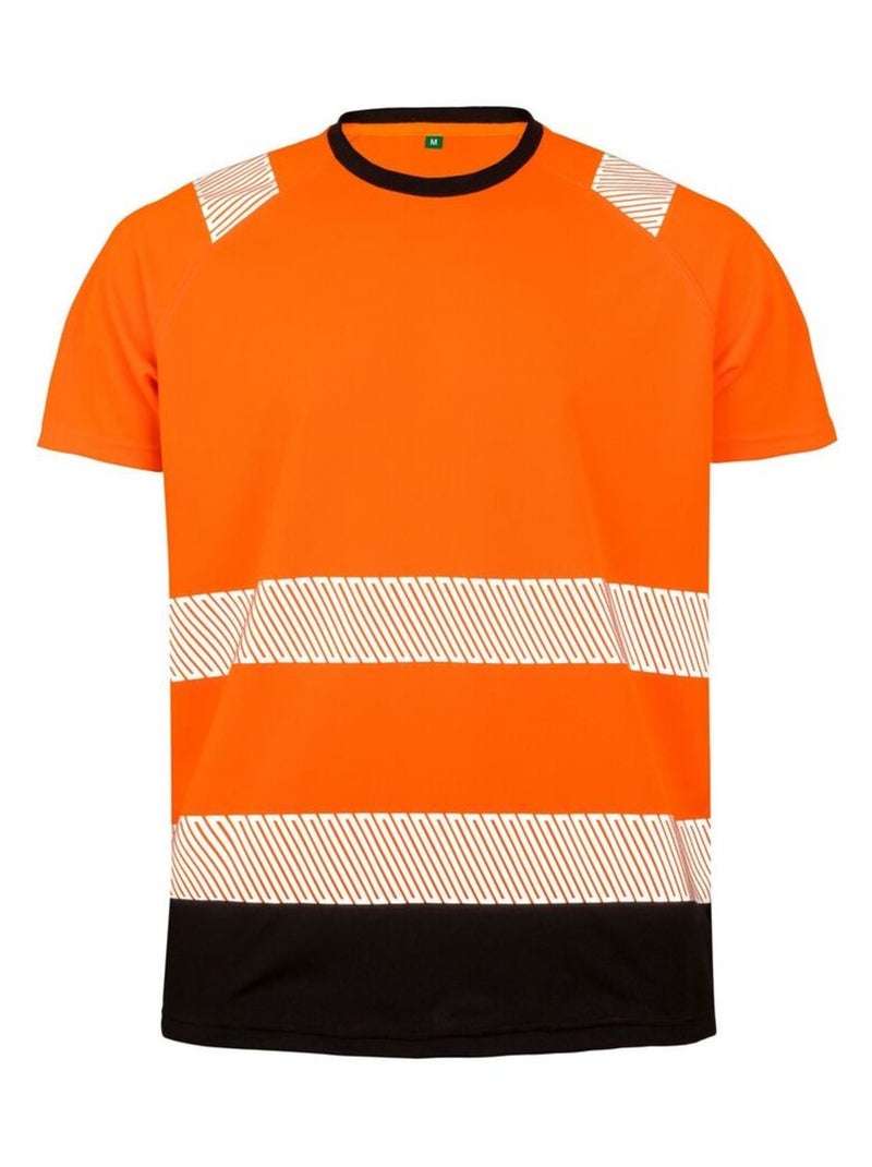 Result Genuine Recycled - T-Shirt de sécurÇaé Orange - Kiabi