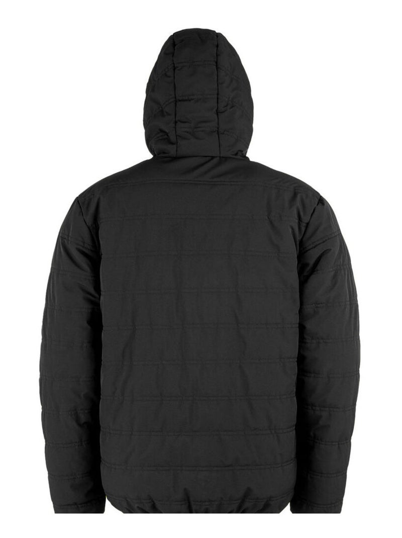 Result Genuine Recycled - Veste matelassée COMPASS Noir Gris - Kiabi
