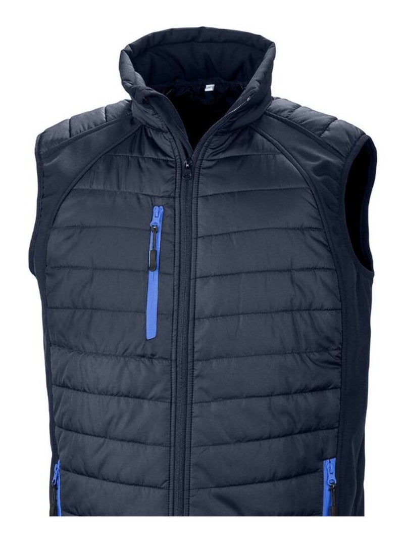 Result Genuine Recycled - Veste sans manches COMPASS Bleu marine - Kiabi