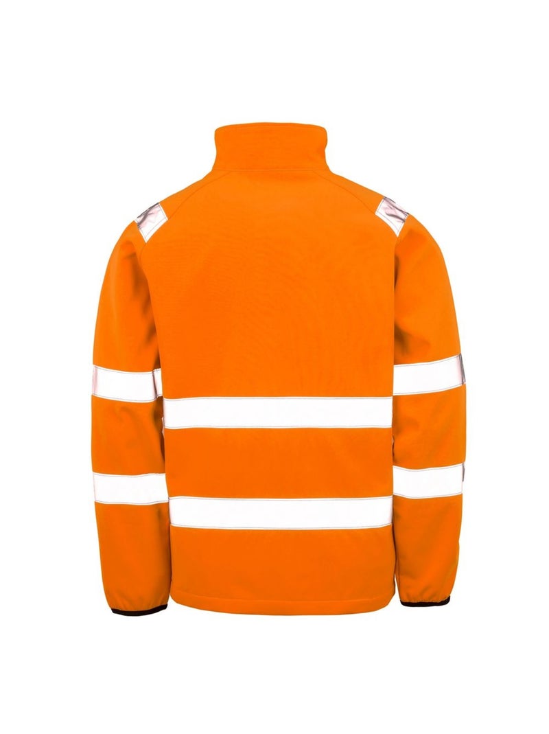Result Genuine Recycled - Veste softshell Noir/Orange fluo - Kiabi